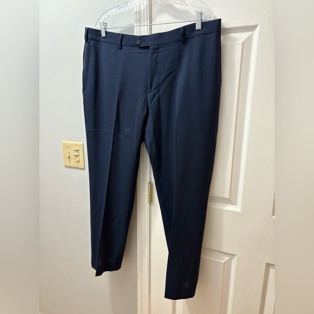 Suit Supply Brescia Wool Pant Navy Size 39” Waist 26” Inseam